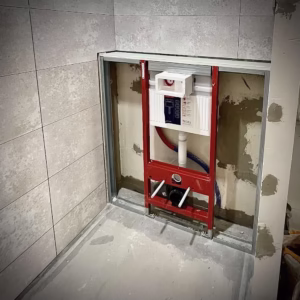 Przygotowanie pod zabudowę stelaża TECE